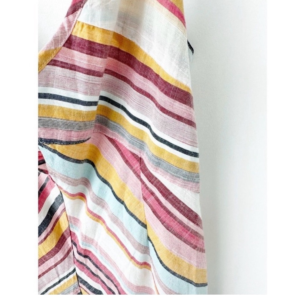 NWT Anthropologie Stripe Maxi Dress M Tank Sundress Vacation Cotton 6 8 - Picture 8 of 8